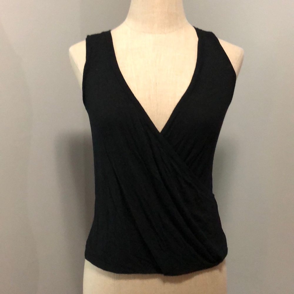 All Saints Kerin Vest Black Cross over Top